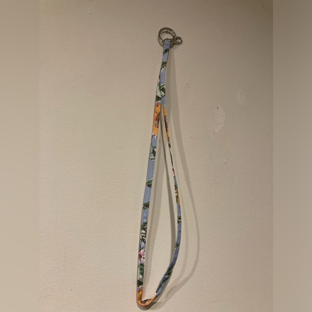Vera Bradley Blue Sunflower Lanyard